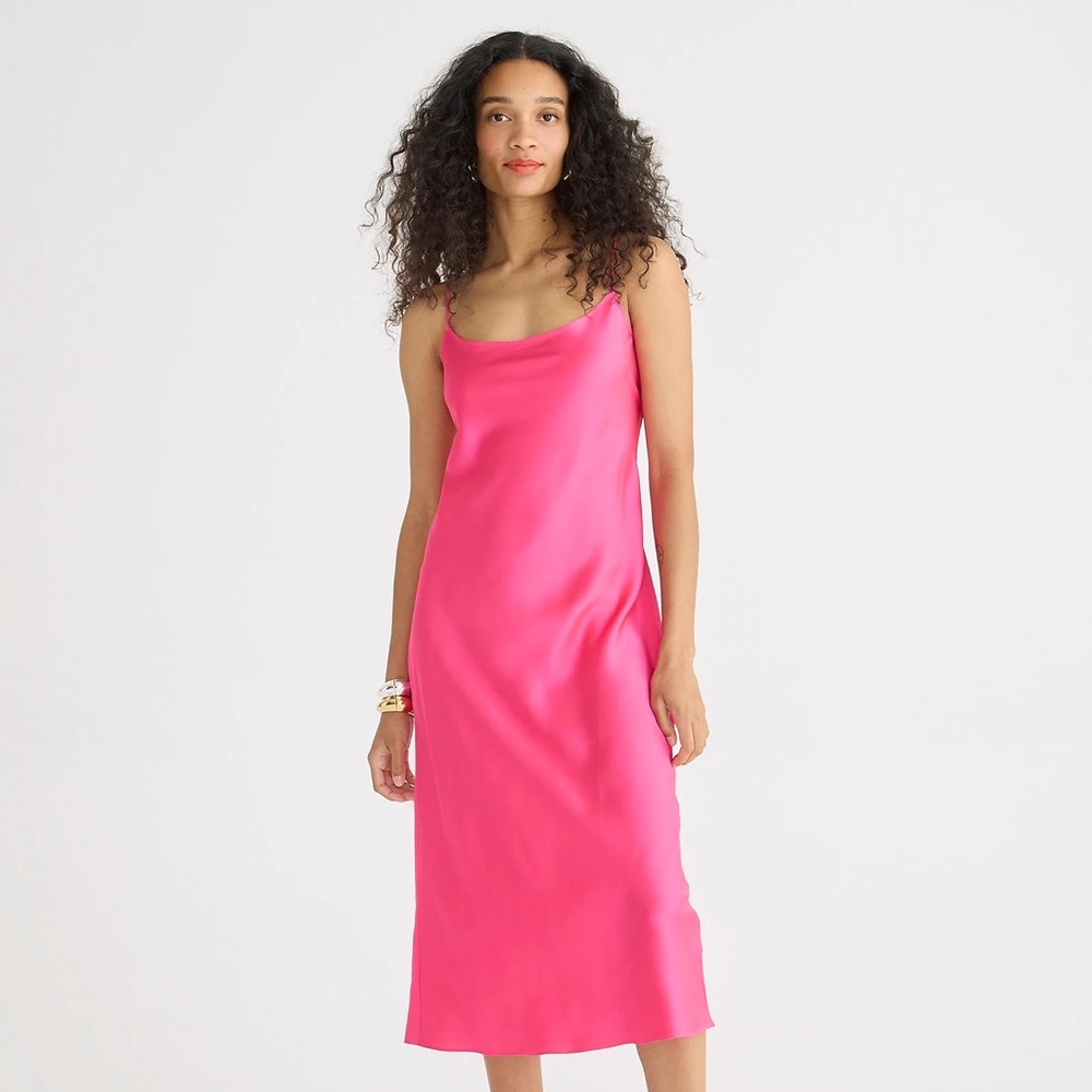 J. Crew , pink slip dress